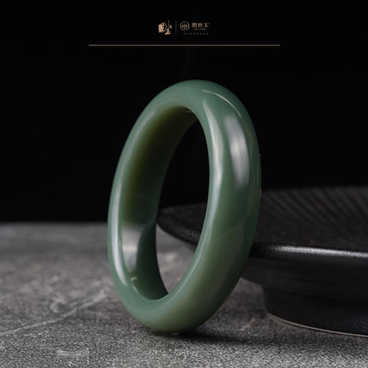 新疆国玉盟世玉和田玉手镯 圈口58.10【带证书·顺丰物流】 商品图2