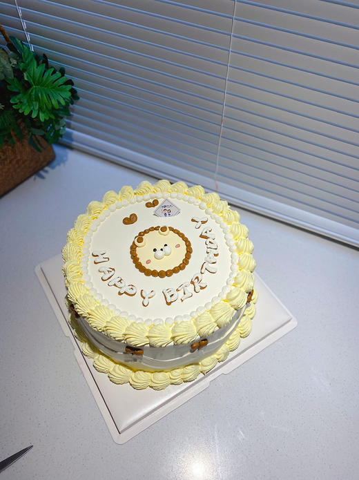 手绘狮子奶油蛋糕 下单前请仔细阅读商品详情 商品图0