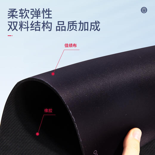 得力83006鼠标垫(黑)(袋) 商品图3