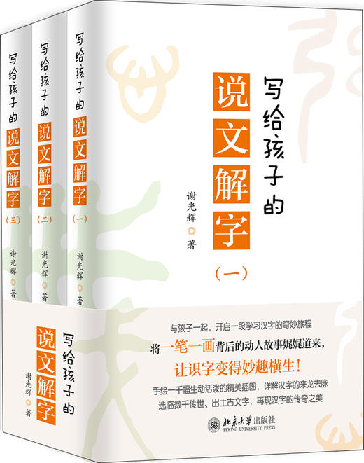 (仓发) 写给孩子的说文解字/北京大学出版社/谢光辉/9787301312322 商品图0