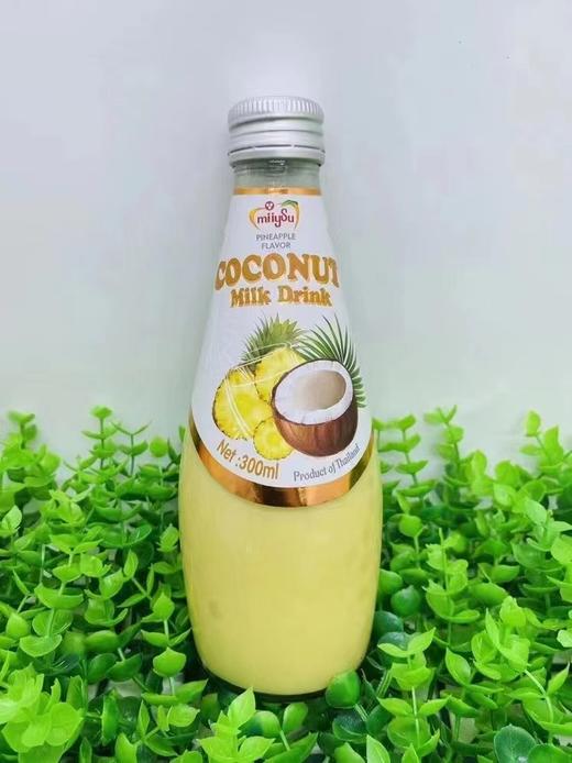 【中欧班列精选】泰国进口梅苏椰子水 网红水果风味饮料椰奶草莓味、椰奶木瓜味、椰奶菠萝味、椰奶椰子味300ml/瓶 商品图6
