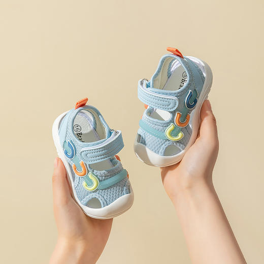 【专为学步宝宝设计】布拉米勒夏季新款儿童凉鞋宝宝学步鞋婴儿学步凉鞋女童凉鞋男童鞋 商品图5