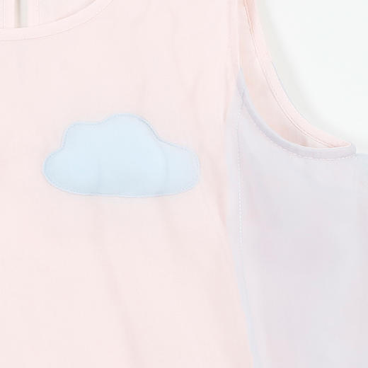 mettekids儿童裙子2022夏季新款女孩洋气时髦网纱女童背心连衣服 商品图5