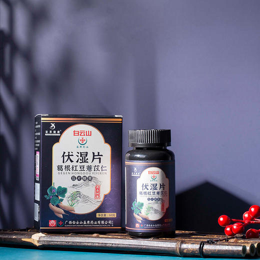 【买2送1买3送2买5送4】白云山伏湿片葛根红豆薏苡仁压片糖果每天两片无湿一身轻 商品图4
