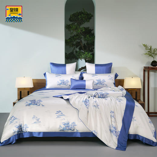 EMPERORIENT皇锦印 花蚕丝被-亭云HJ11653 商品图0