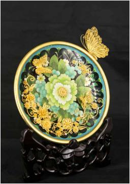 景泰蓝 《春华叠翠》定制产品 商品图0