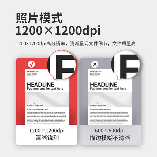 得力P2000DW激光打印机(白色)(台) 商品图4