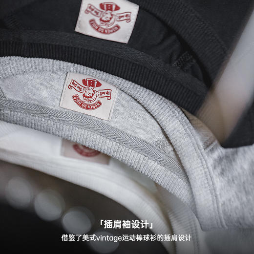 马登夏季美式简约基础纯棉白色插肩短袖正肩t恤显瘦打底修身女 商品图3