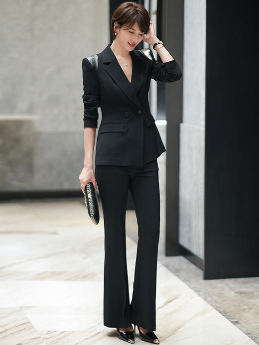 高级感西装套装女春夏新款御姐时尚气质女神范休闲职业西服 商品图1