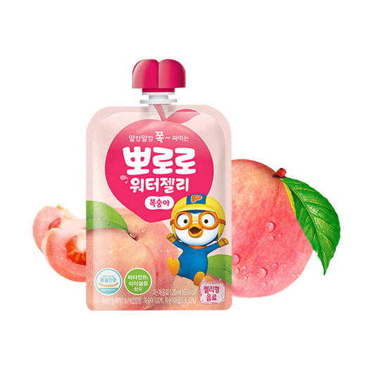  뽀로로 워터젤리복숭아 120ml 商品图1