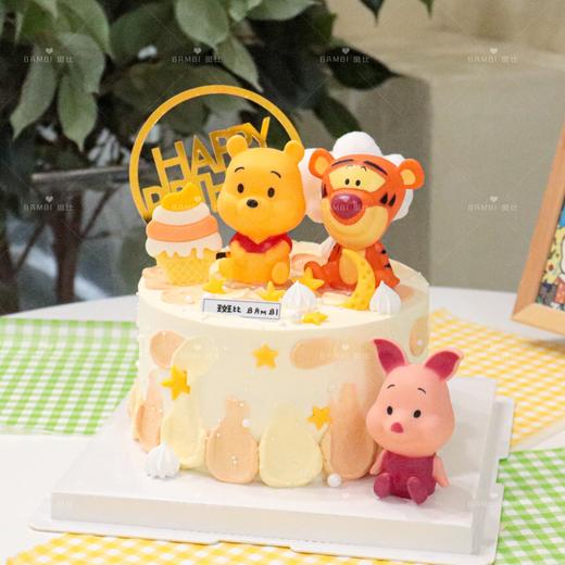 小熊维尼噗噗熊蛋糕 商品图1