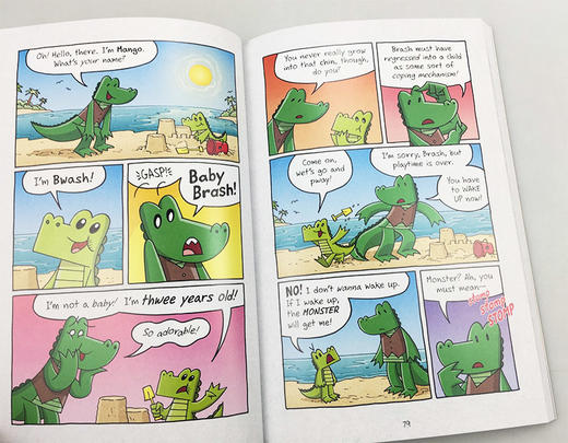 英文原版 InvestiGators 4-book 鳄鱼侦查员4册套装 精装全彩漫画书绘本 爆笑漫画故事书 中小学英语课外阅读 英文版 进口英语书 商品图1