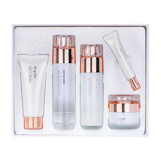 【新春价79抢！DEEP BIO 光彩奢颜五件套】 白色精华水乳套装 商品图2