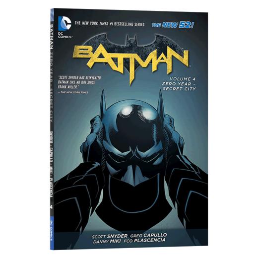 蝙蝠侠 零年秘密之城 英文原版 Batman Vol 4 Zero Year-Secret City 新52蝙蝠侠系列漫画 美国DC漫画公司 英文版进口原版英语书籍 商品图1