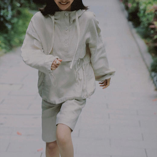 裁缝学苑AQ89亚麻套装纸样女装2022新款长袖上衣五分短裤衣服样板 商品图2