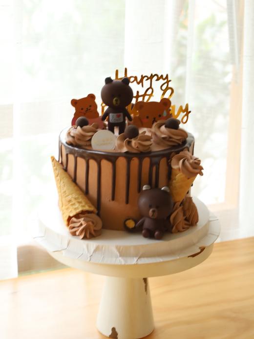 小熊甜筒巧克力淋面 商品图0