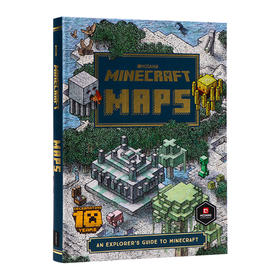 我的世界游戏地图 英文原版 Minecraft Maps An explorer's guide to Minecraft 我的世界探险指南 高手攻略手册 英文版进口英语书