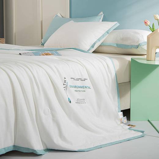 A类母婴级夏季大豆纤维空调被春秋被子夏凉被单人夏天可机洗夏被 商品图5