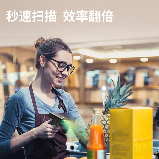 得力14970WB二维条码扫描器(黑)(台) 商品图4