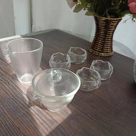 日式玻璃茶具国潮风盖碗公杯女主人品茗杯功夫茶套装 商品图9