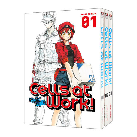 英文原版 Cells At Work! 工作细胞1-3册 漫画 英文版 进口英语原版书籍 商品图0