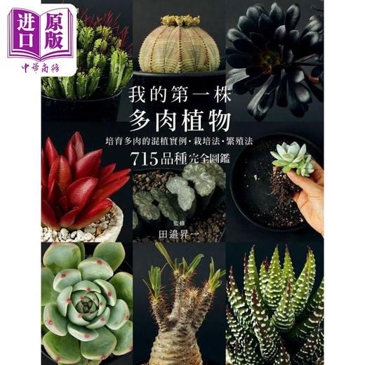 预售 【中商原版】我的第一株多肉植物 715品种完全图鉴 港台原版 田邉昇一 枫叶社文化 花草园艺 商品图1