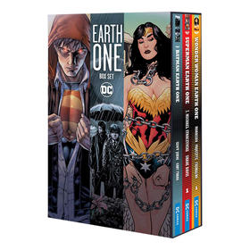 DC漫画 一号地球3册盒装 英文原版 Earth One Box Set 收藏版 地球一盒集 蝙蝠侠 超人 神奇女侠 进口英语书籍 新蝙蝠侠
