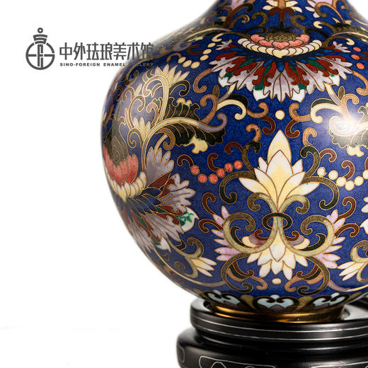 景泰蓝 《万代基业》天球瓶 商品图4