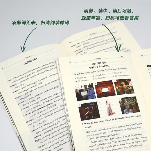 (仓发) 书虫百科·牛津英汉双语读物：好莱坞（1级 适合初一、初二年级 附扫码音频）/外语教学与研究出版社/[英]珍妮特·哈迪-古尔德（Janet Hardy-Gould）/9787521315547 商品图3