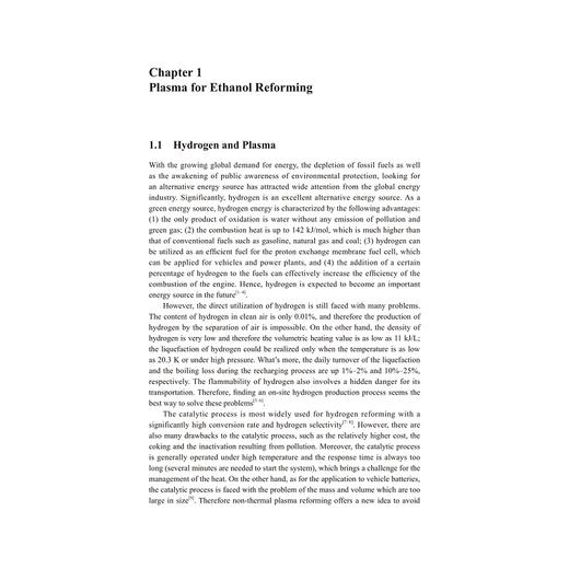 Hydrogen generation from ethanol using plasma reforming technology（等离子体重整乙醇制氢技术）(英文版)(精)/严建华/杜长明/浙江大 商品图3