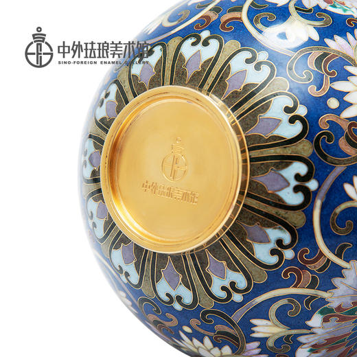 景泰蓝 《万代基业》天球瓶 商品图6