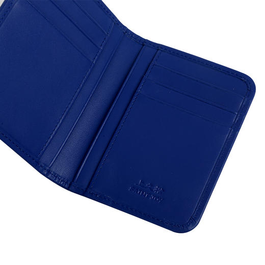 SAINTJOY/上久楷宋锦卡包 黑宝蓝缠枝莲花纹BWS19K0401 商品图4