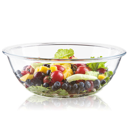 【笑麻麻荟&菲内克斯】厨房家用玻璃大号盆和面盆打蛋盆耐热揉面盆碗发面盆带盖A 商品图10