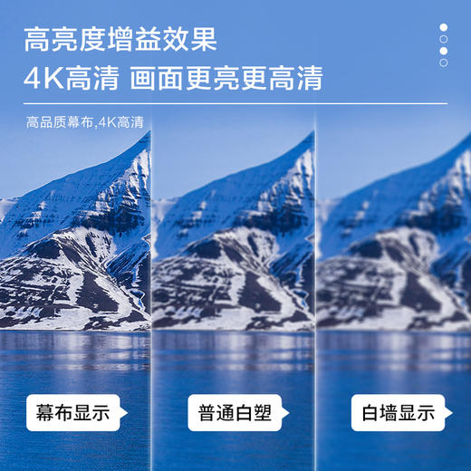 得力50454S电动遥控投影幕(白)(支) 商品图3