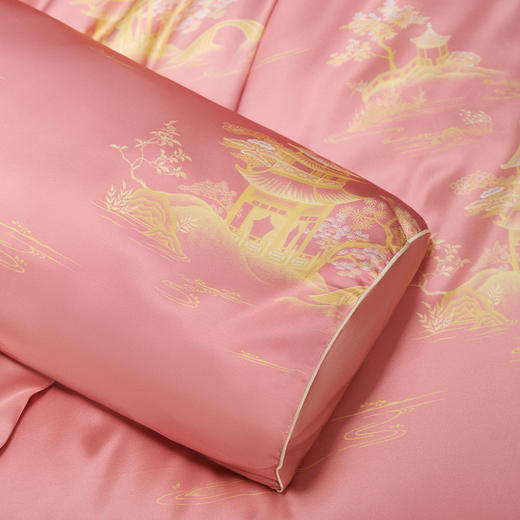 EMPERORIENT皇锦 真丝印花半圆荞麦枕-亭云HJ11657 商品图2