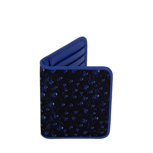 SAINTJOY/上久楷宋锦卡包深蓝鸵鸟纹BWS19K0402 商品图1