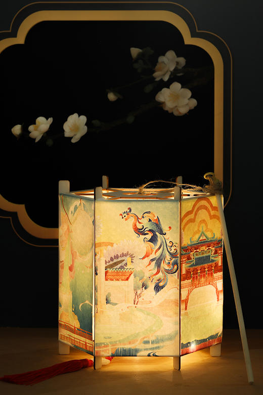 这礼是金陵小城手工古风手提灯笼牛首山文创汉服搭配国潮秦淮灯彩儿童灯笼 商品图1