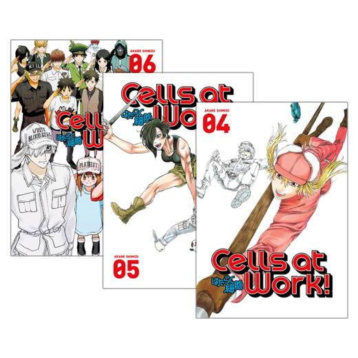 英文原版 Cells At Work! 工作细胞4-6册 漫画 英文版 进口英语原版书籍 商品图2