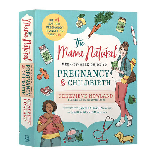 妈妈自然周怀孕与分娩指南 英文原版 The Mama Natural Week by Week Guide to Pregnancy and Childbirth 英文版进口原版英语书籍 商品图0