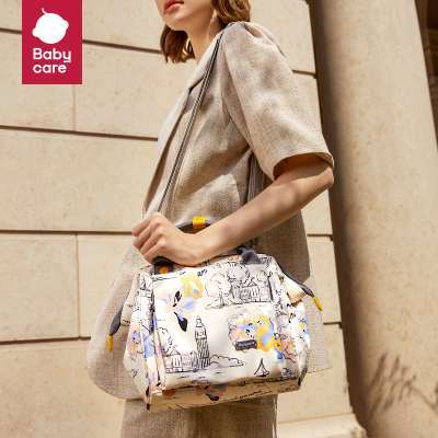 【品牌直发】babycare妈咪包2022新款时尚双肩手提包妈咪外出轻便斜挎小包遛娃包 商品图0