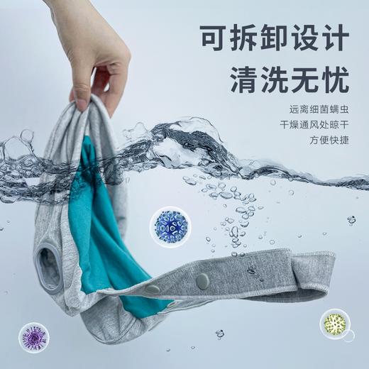 和正颈椎按摩器颈部按摩仪 肩颈按摩器 护颈仪 多功能办公家用商务旅行便携U型枕生日礼物 送礼礼品 经典款 百搭灰 HZ-U1 商品图4