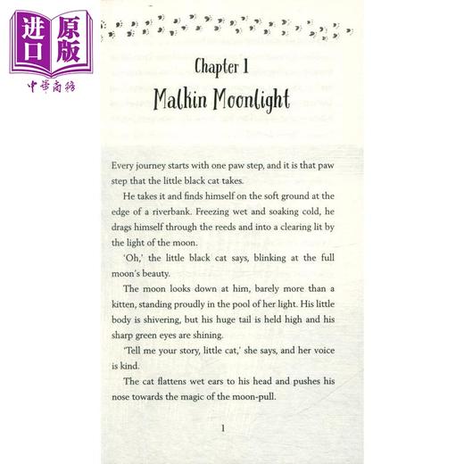 【中商原版】常青藤国际大奖推荐书 Malkin Moonlight 一只猫的使命 动物冒险章节故事书 英文原版 进口小初文学 Emma Cox 商品图1