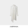 JUDYHUA 斜裁拼接设计衬衫裙 商品缩略图3