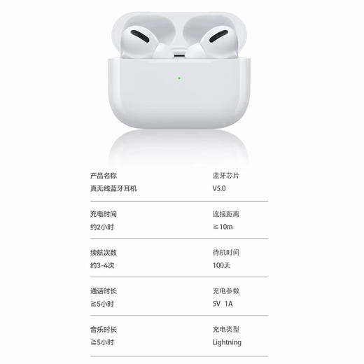 真无线双耳蓝牙3代耳机原装1比1 商品图3