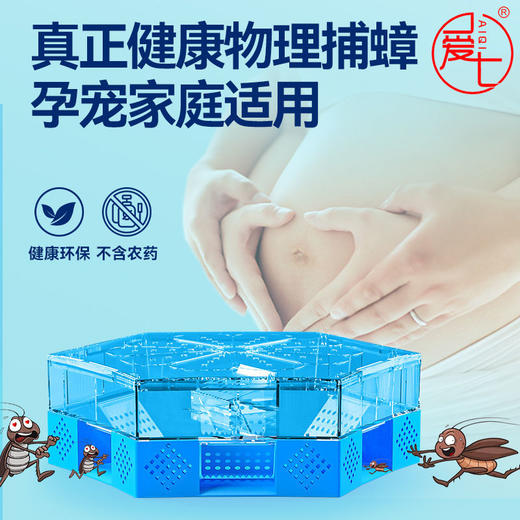 蟑螂捕捉神器诱捕器抓蟑螂魔屋全窝端无毒杀蟑螂药蟑螂盒大号 商品图3