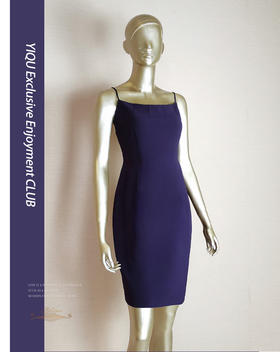 【特惠】YIQU |“夜曲梦”吊带裙（深紫）