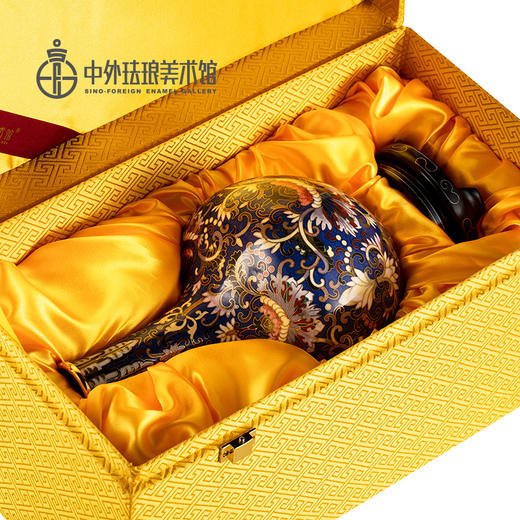 景泰蓝 《万代基业》天球瓶 商品图7