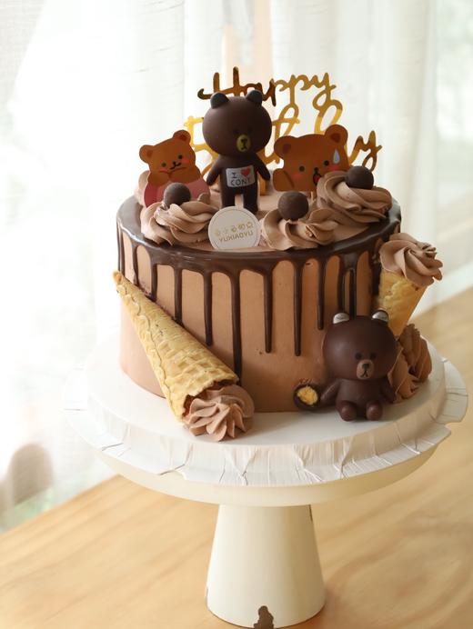 小熊甜筒巧克力淋面 商品图3