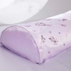 皇锦 真丝印花半圆形苦荞壳荞麦枕头-海棠蝴蝶HJ11665 商品缩略图1
