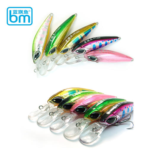 邪道3号蓝旗鱼路亚假铒麦穗鱼微物小型缓沉米诺翘鳜鲈鱼饵 商品图2